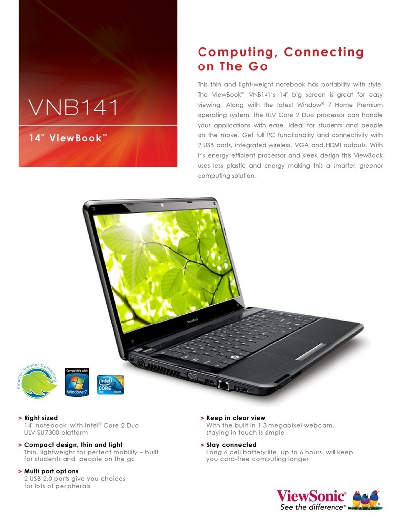 ViewSonic VNB141 User manual