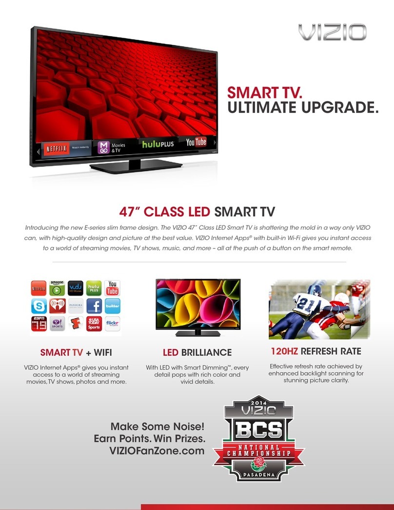 Vizio 47" Class User manual