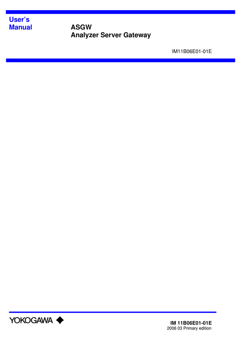 YOKOGAWA ASGW user manual