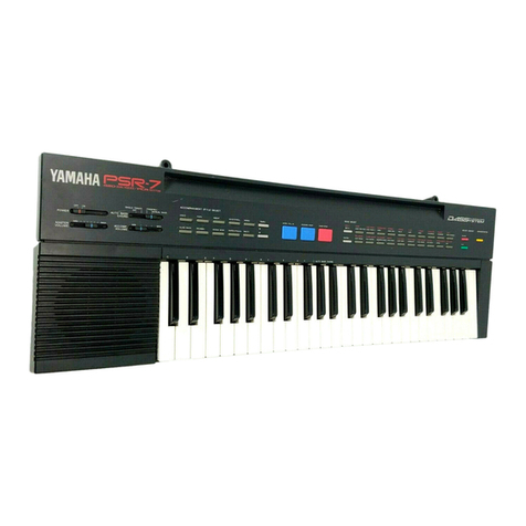 Yamaha Portatone PSR-7 User manual