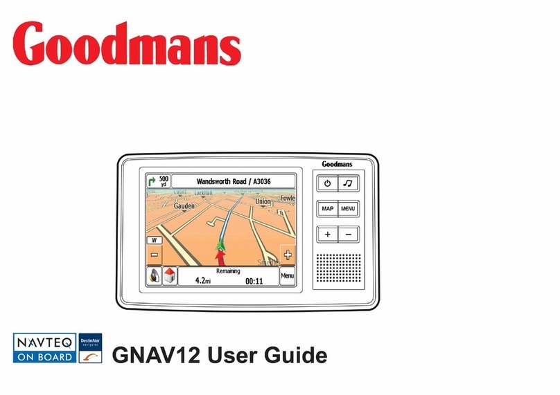 Goodmans GNAV12 user guide