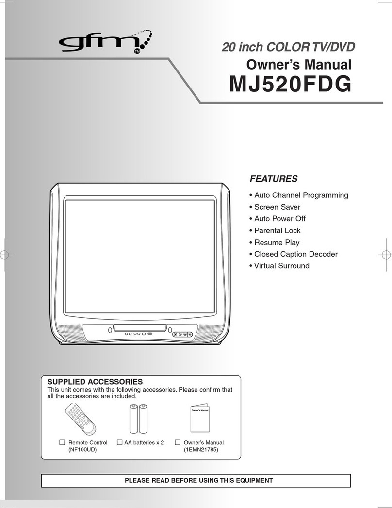gfm MJ520FDG owner's manual