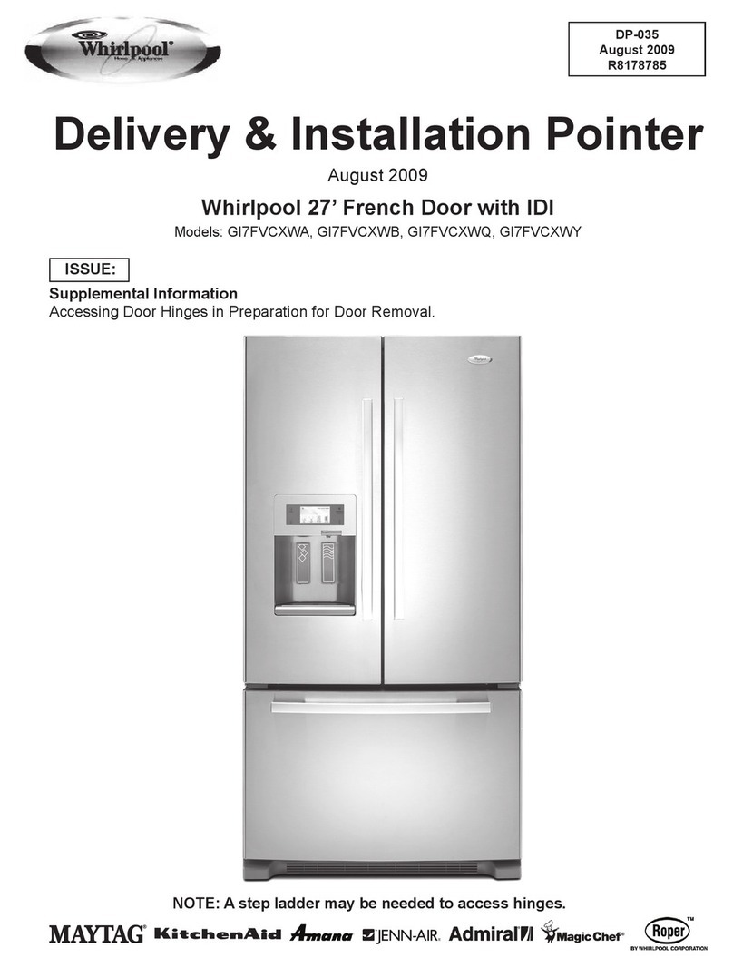 Whirlpool GI7FVCXWA Bottom Delivery & installation pointer Whirlpool GI7FVCXWA Bottom Delivery & installation pointer