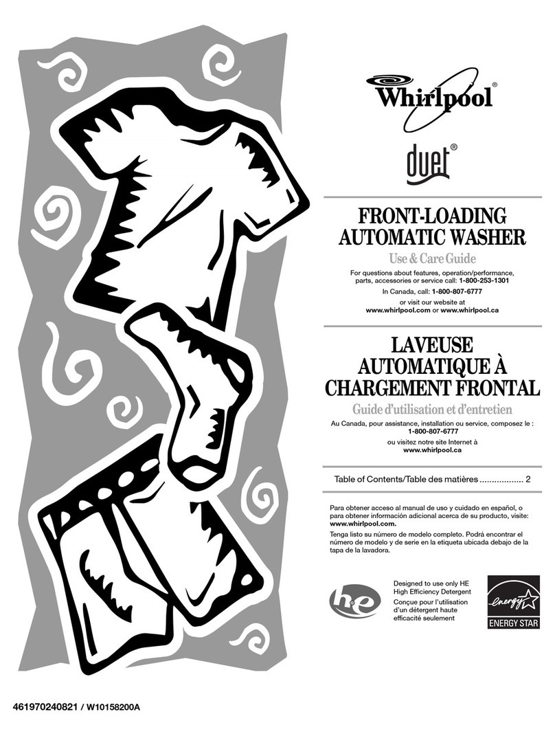 Whirlpool W10158200A Use & care guide