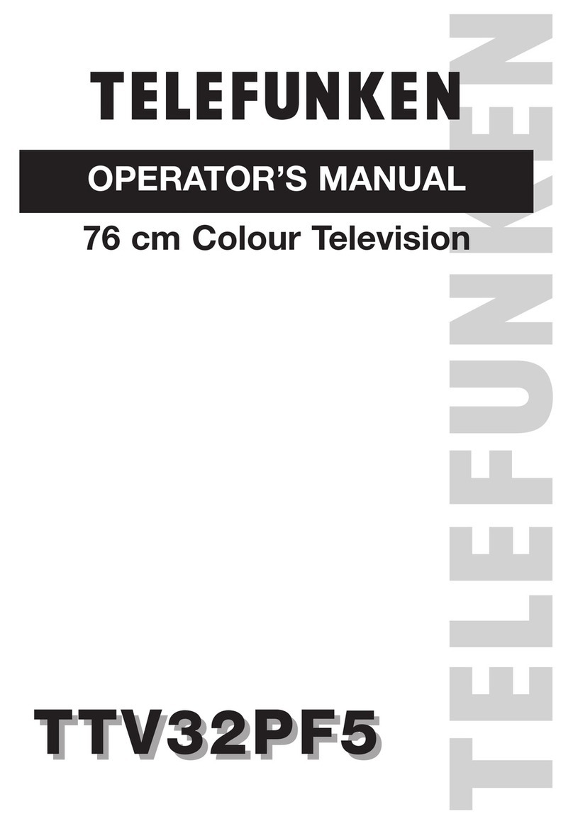 Telefunken TTV32PF5 Operator's manual