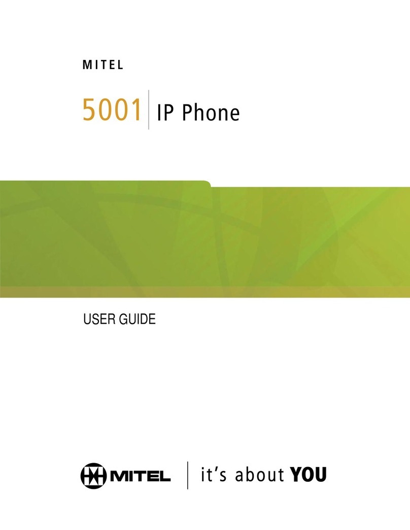 Mitel 5001 User manual