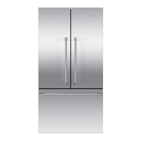 Fisher & Paykel RF201A Mounting instructions