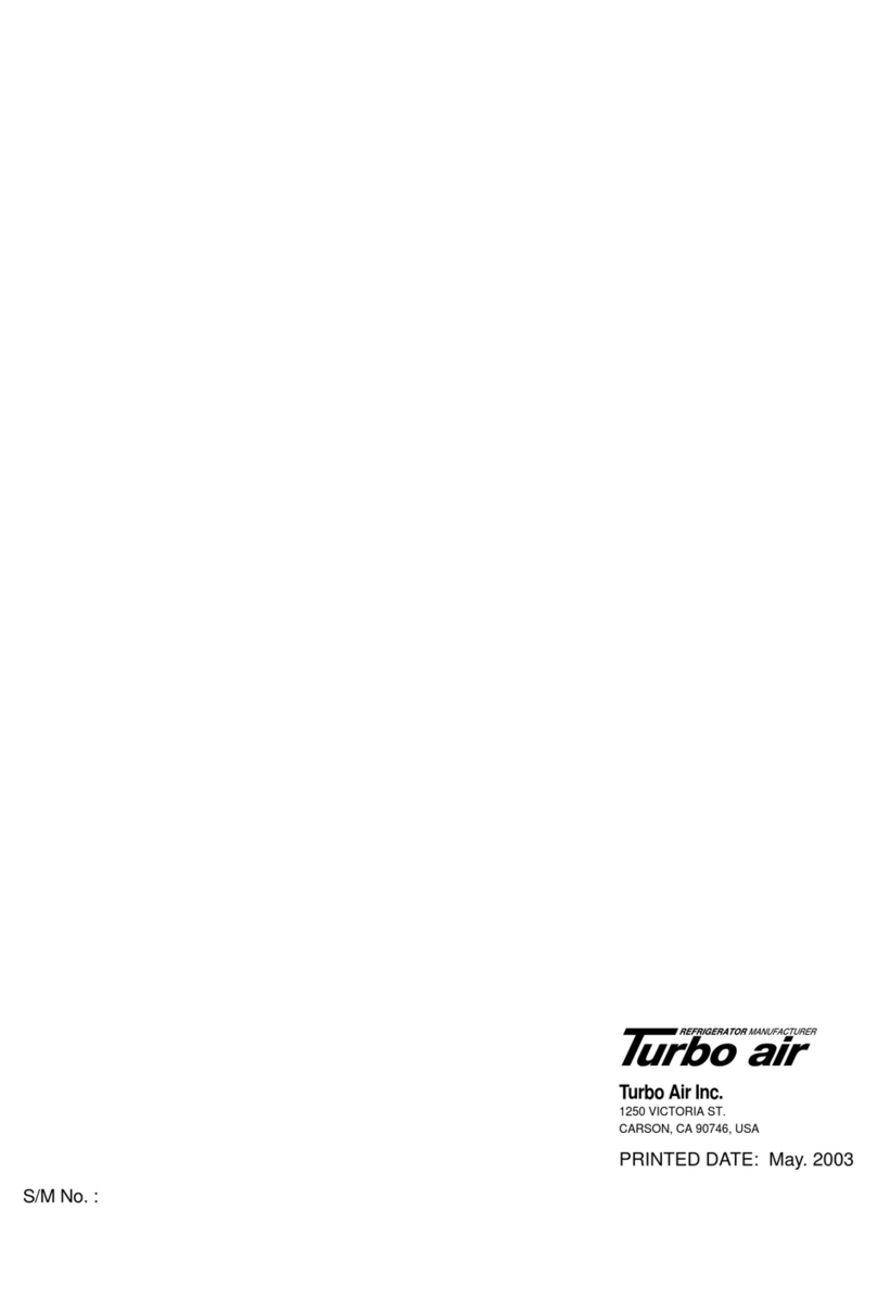 Turboair TMW-1100E Service manual