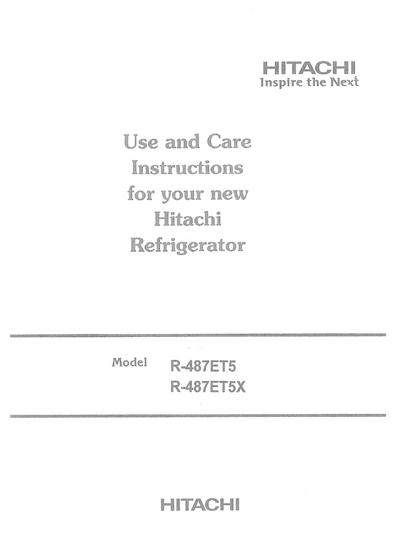 Hitachi R-487ET5 Quick reference guide