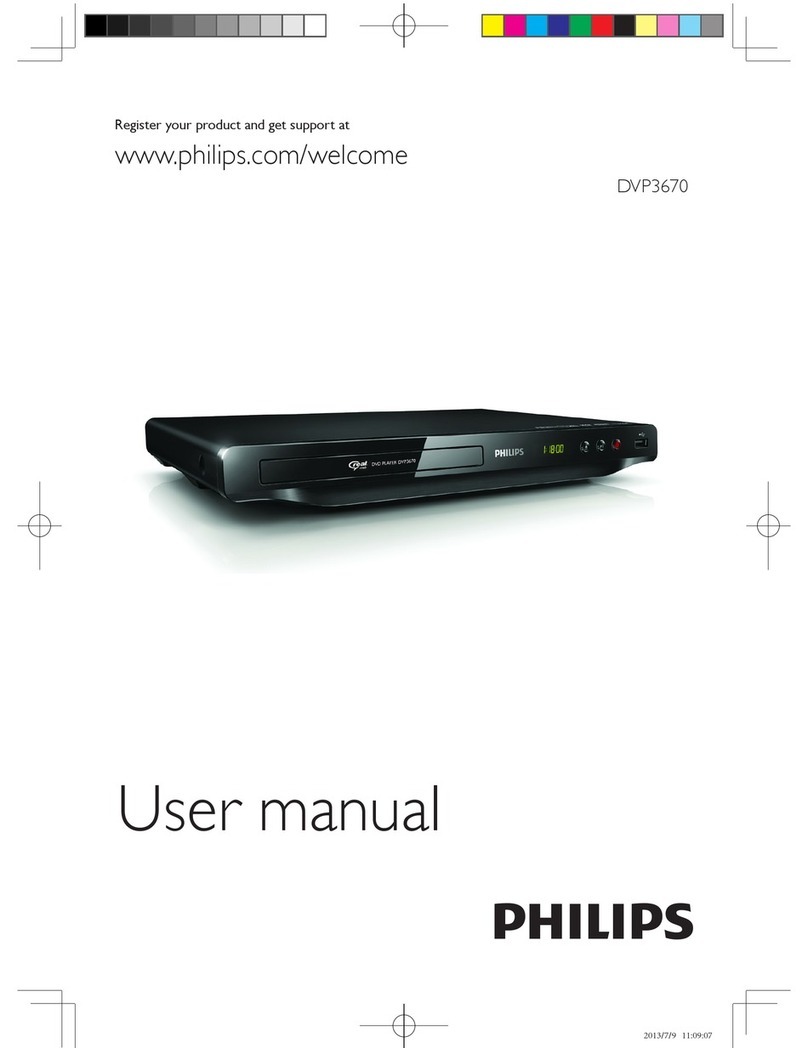 Philips DVP3670 user manual