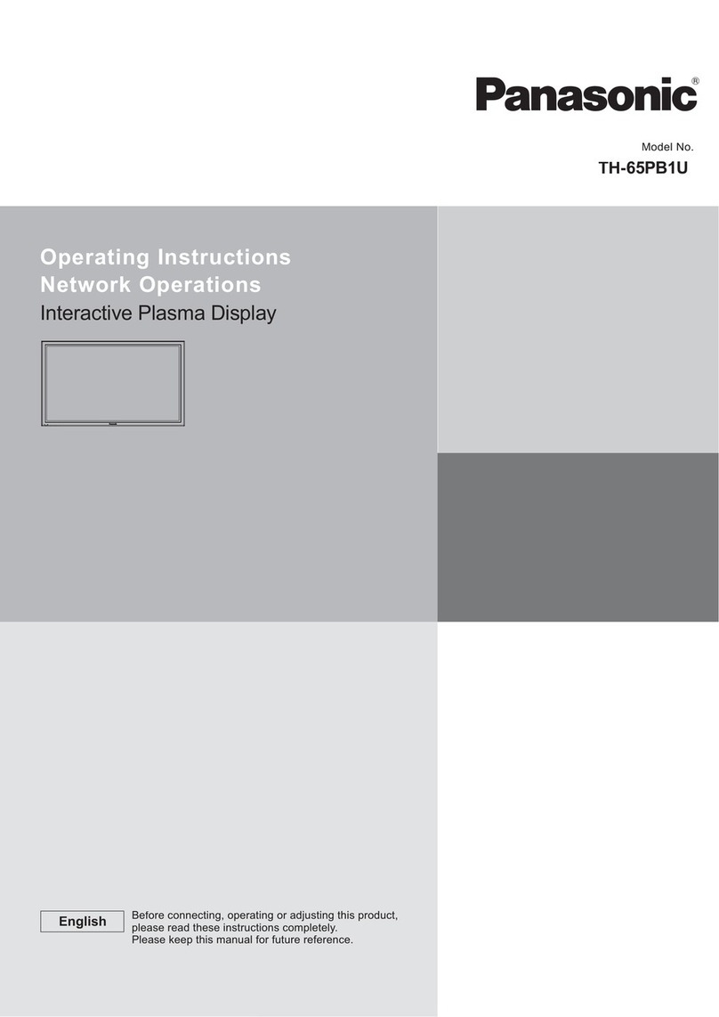 Panasonic TH-65PB1U User manual