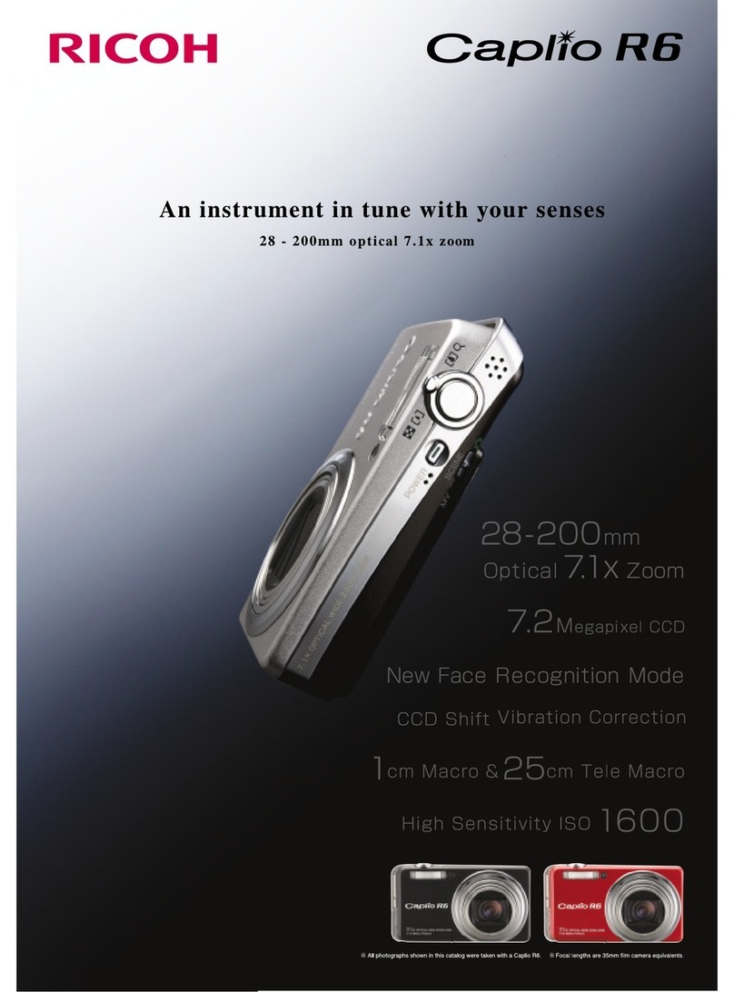 Ricoh Caplio R6 User manual