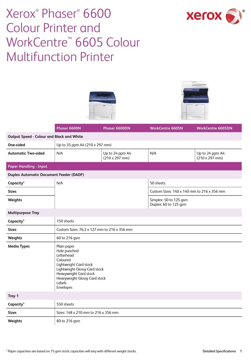 Xerox Xerox Phaser 6600 User manual