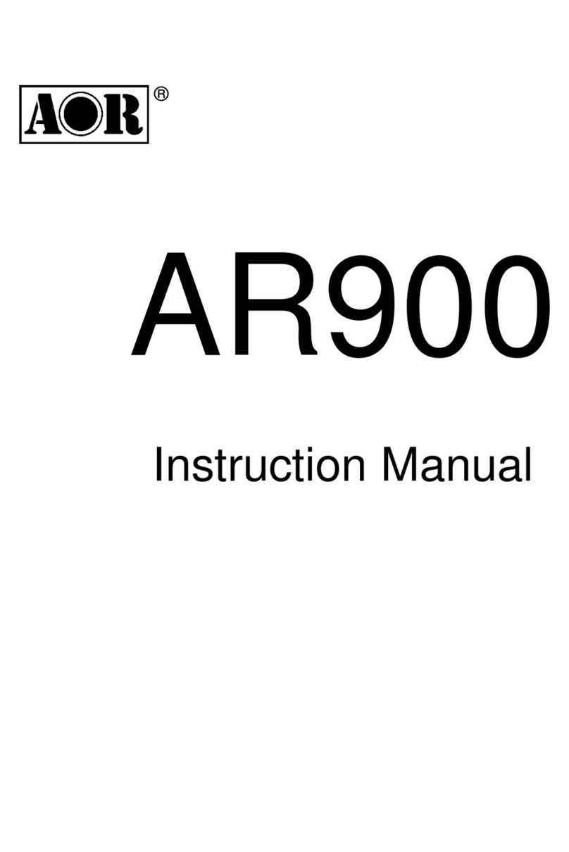 AOR AR900 instruction manual