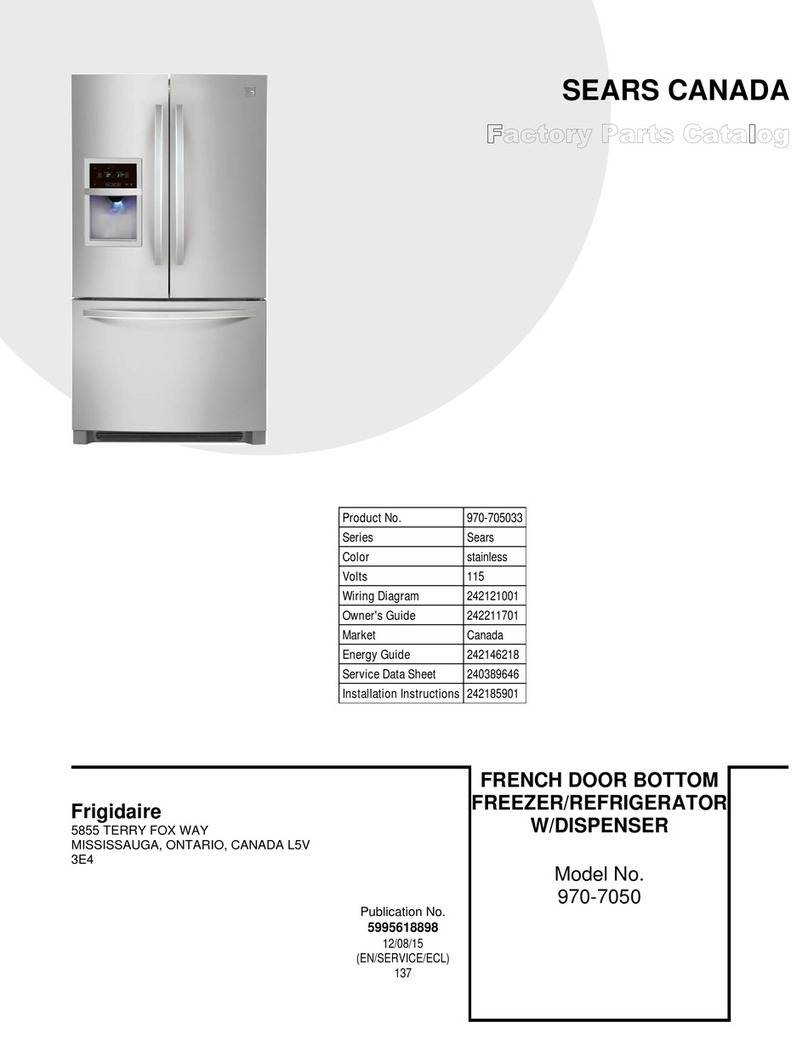 Frigidaire 970-7050 Instruction Manual Frigidaire 970-7050 Instruction Manual