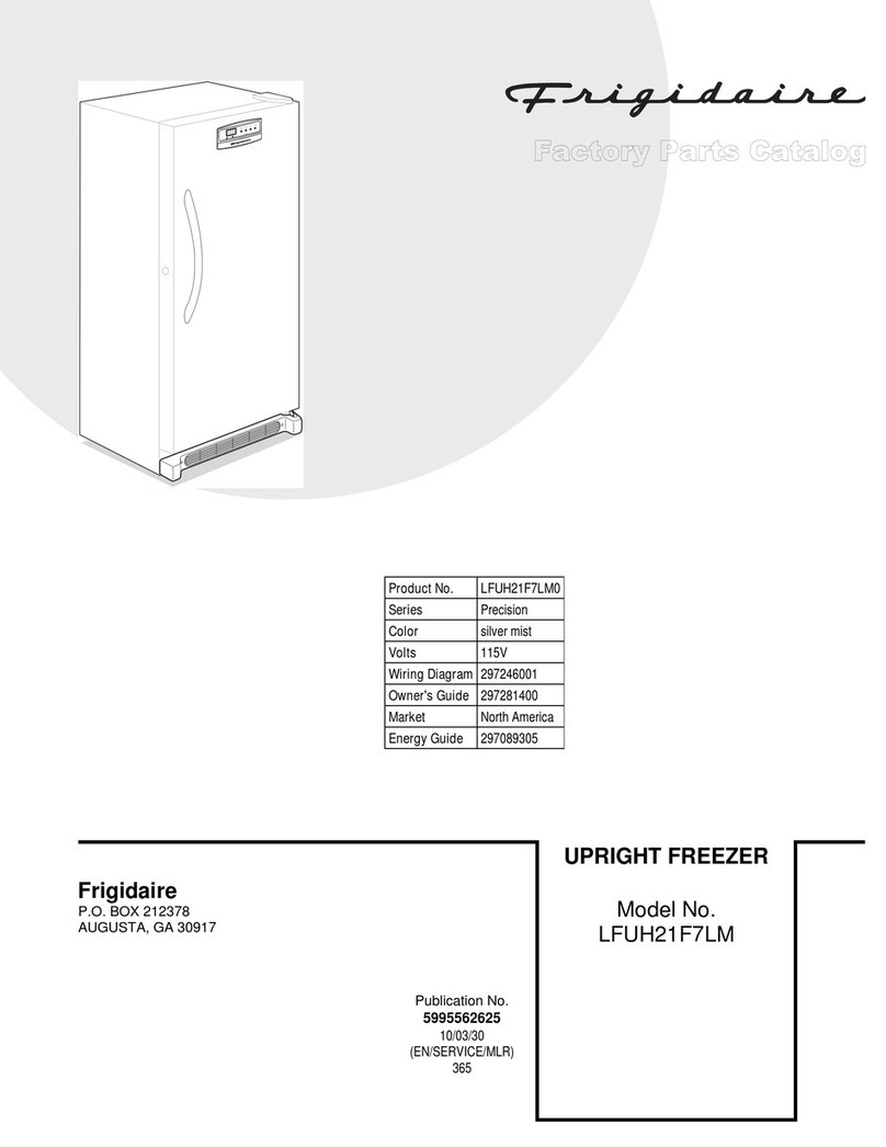 Frigidaire LFUH21F7LM parts catalog