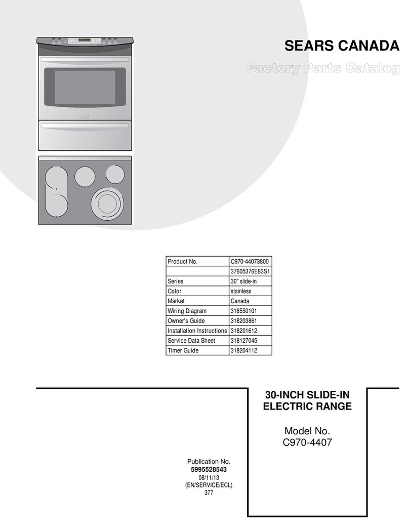 Sears C970-4407 Instruction Manual Sears C970-4407 Instruction Manual