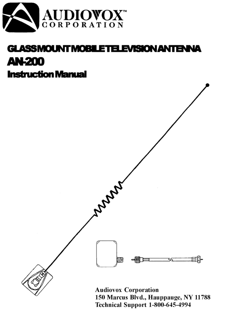 Audiovox AN-200 instruction manual