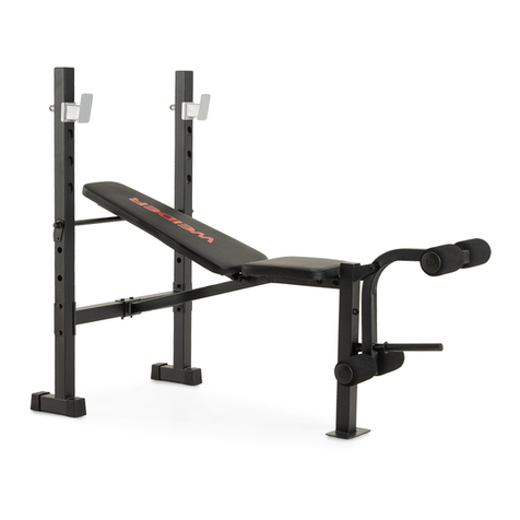 Weider 215 Bench Operating and maintenance manual