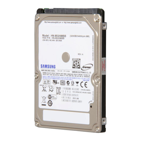 Samsung SpinPoint M8 User manual