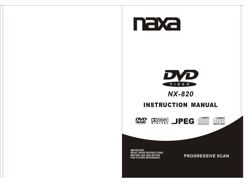 Naxa NX-820 User manual