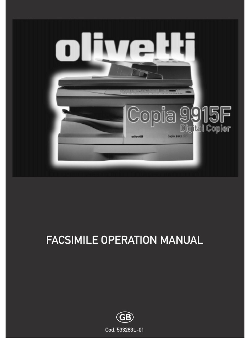 Olivetti Copia 9915F User manual