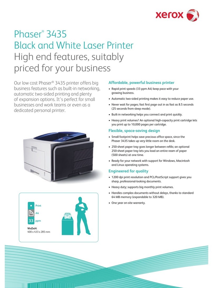 Xerox PHASER 3435 User manual