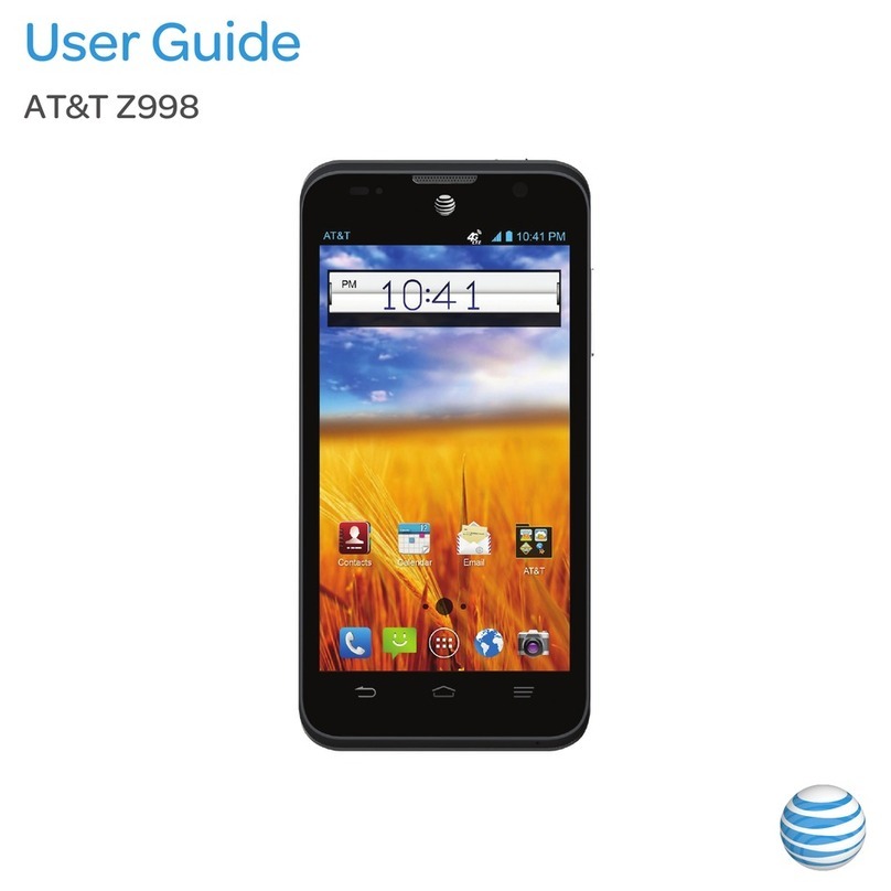 Zte AT Z998 User manual