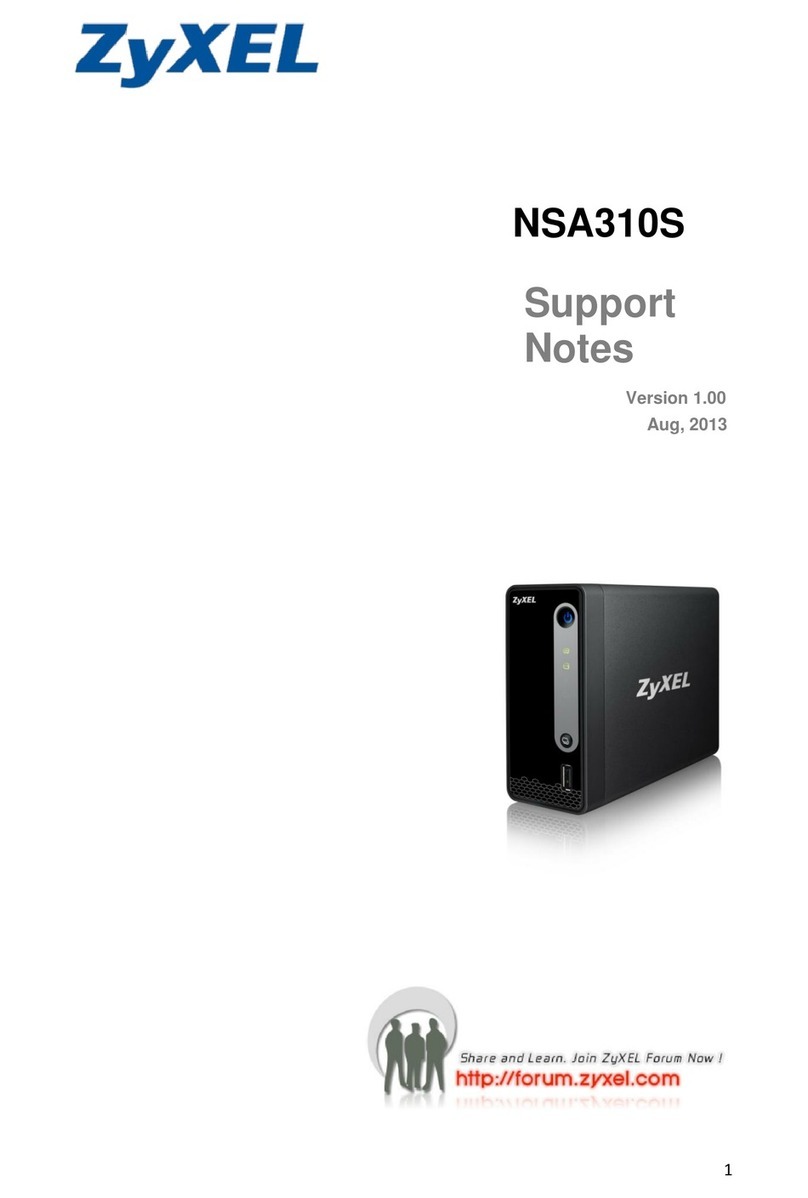 ZyXEL Communications NSA310S Manual