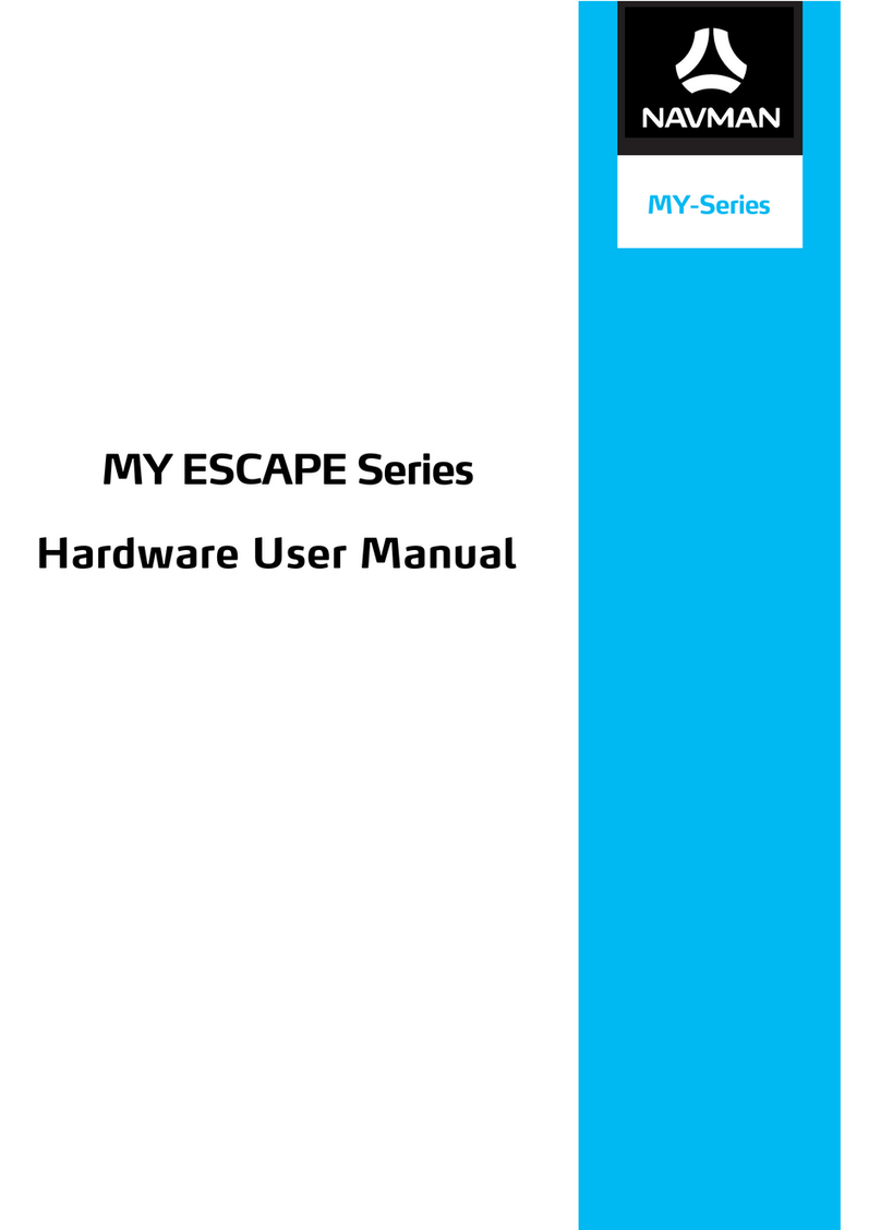 Navman MY ESCAPE Series Instructions for use Navman MY ESCAPE Series Instructions for use
