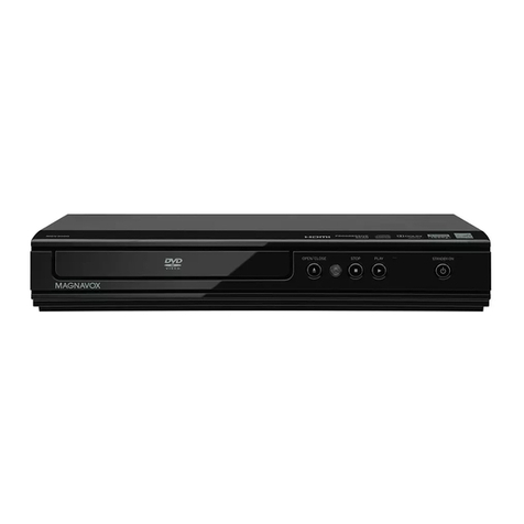 Magnavox MDV3000/F7 User manual