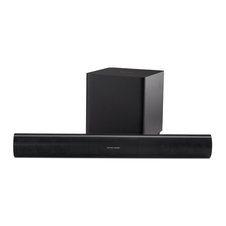 Harman Kardon SB26 soundbar owner's manual