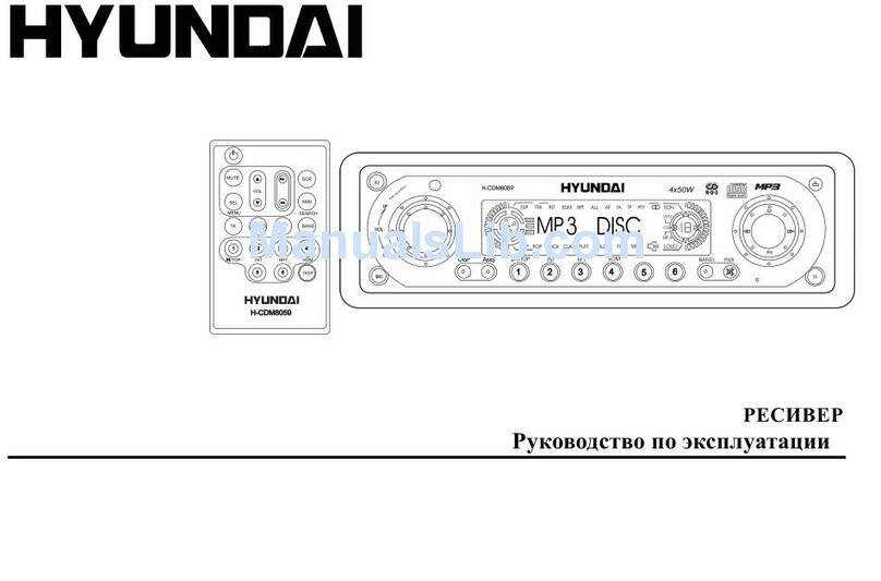 Hyundai H- CDM8059 instruction manual
