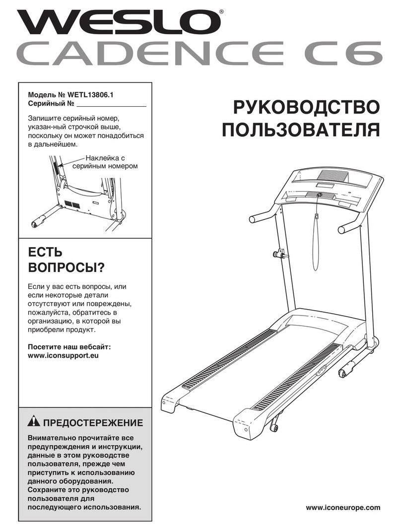 Weslo Cadence C6 Treadmill 