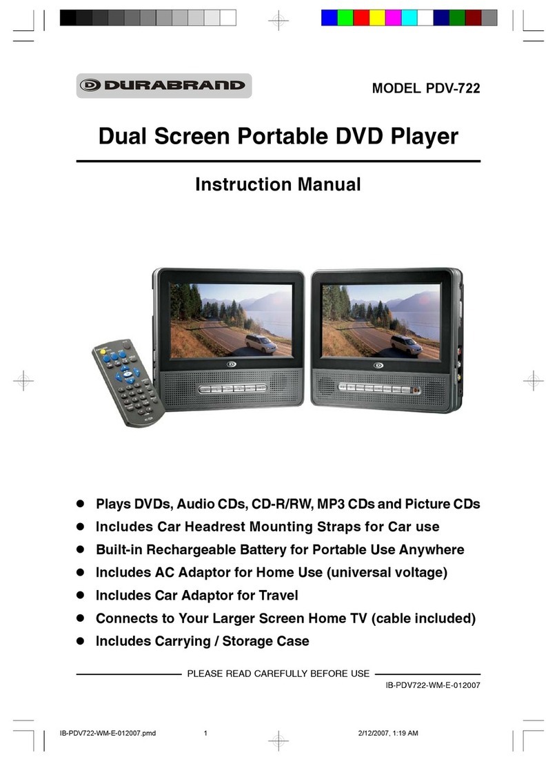 Durabrand PDV-722 instruction manual