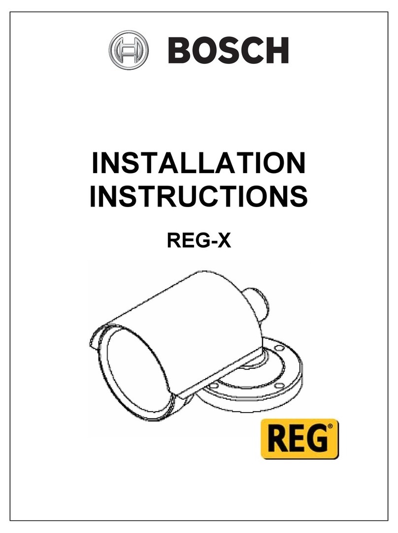 Bosch MAN-REG-X-08 User manual