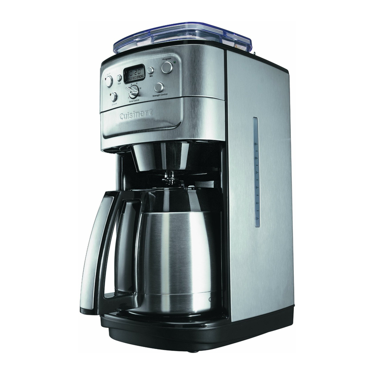 Cuisinart DGB900BCU instruction manual