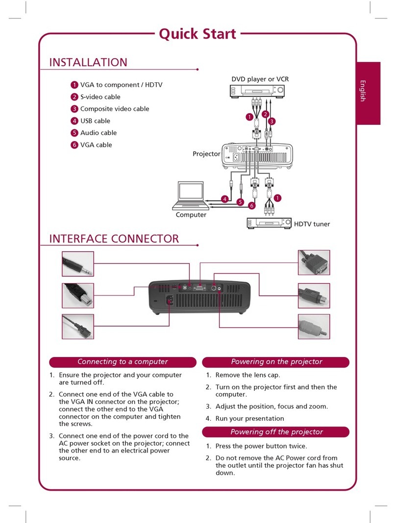 Acer PD123P installation guide