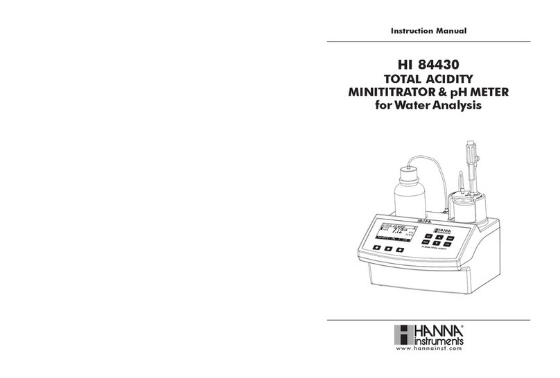 Hanna Instruments HI 84430 instruction manual