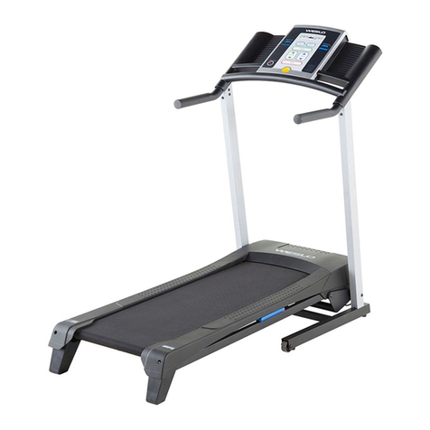 Weslo Cadence 21.5 Treadmill Configuration guide