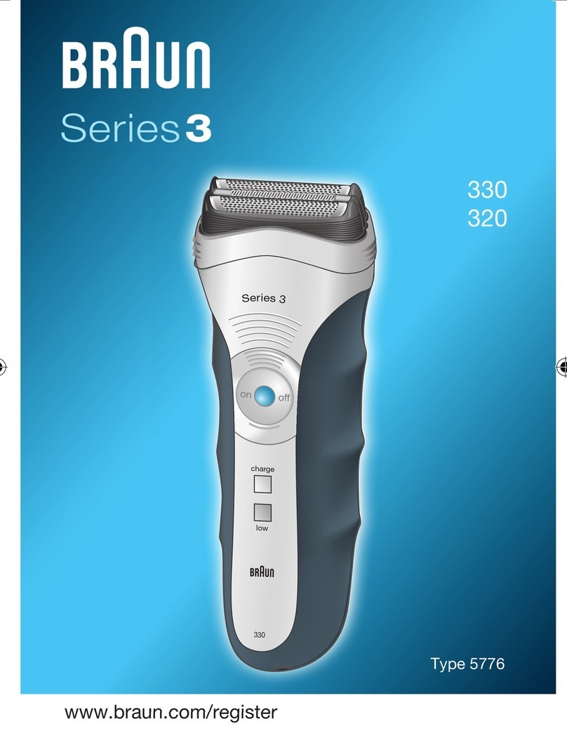 Braun 330 User manual