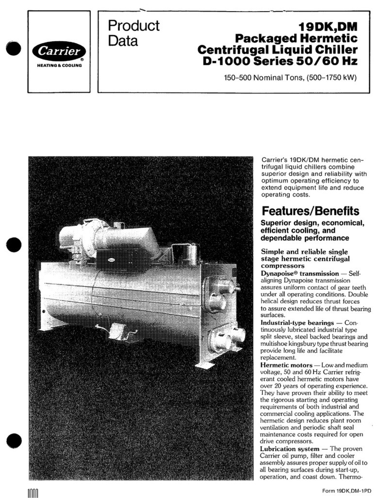 Carrier 19DK Product data