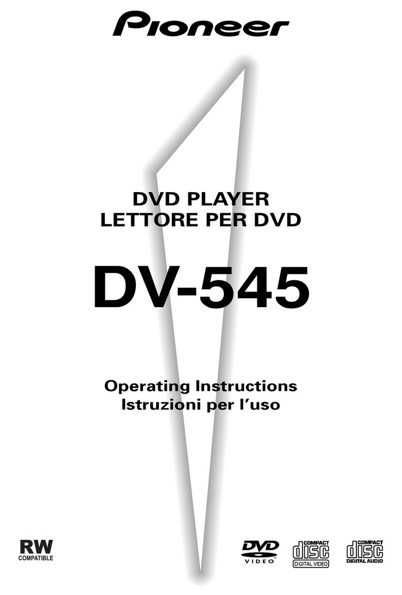 Pioneer DV-545 operating instructions