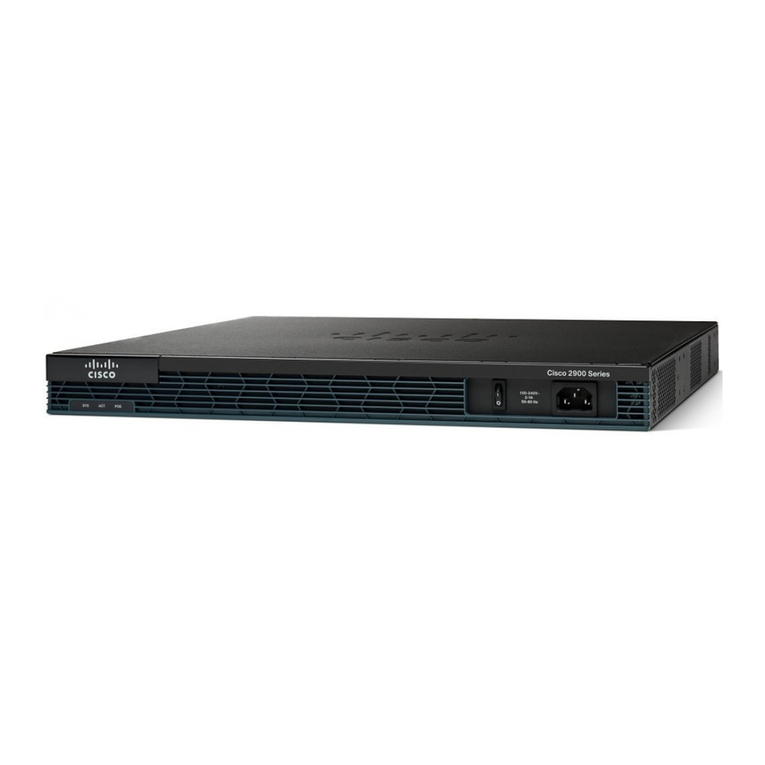 Cisco Cisco 2900 series installation guide