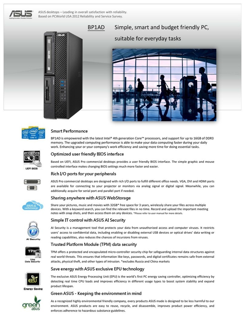 Asus BP1AD User manual Asus BP1AD User manual