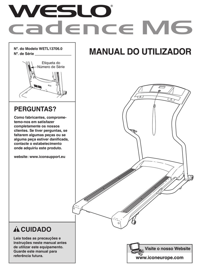 Weslo Cadence M6 Elliptical Setup guide Weslo Cadence M6 Elliptical Setup guide
