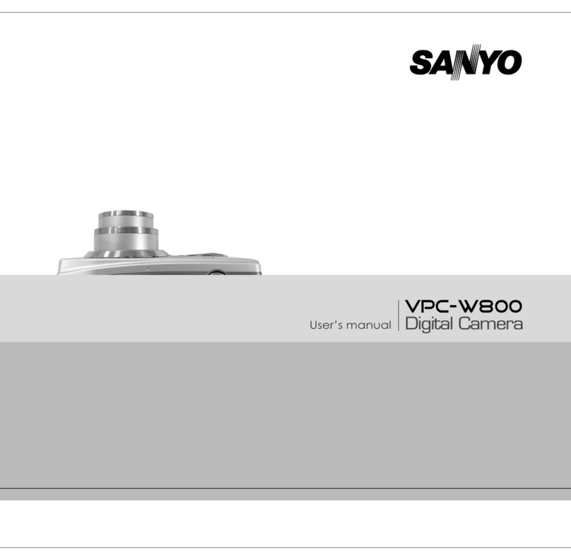 Sanyo VPC-W800 User manual