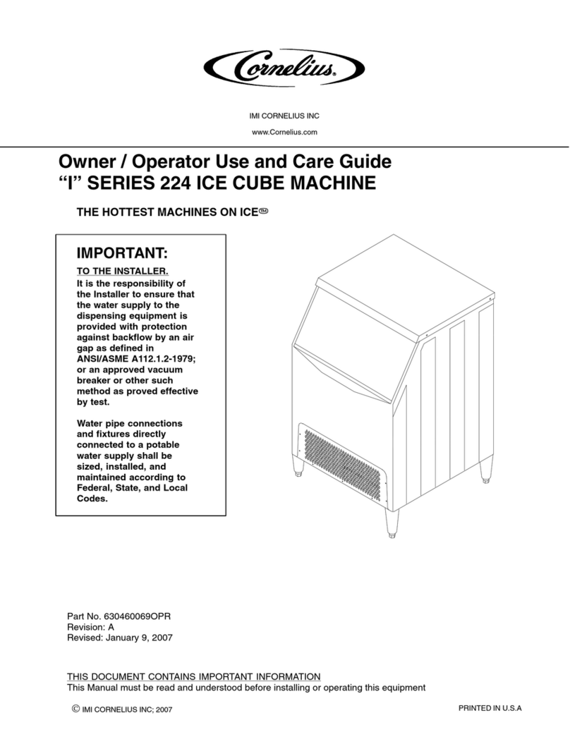 Cornelius I Series 224 User manual