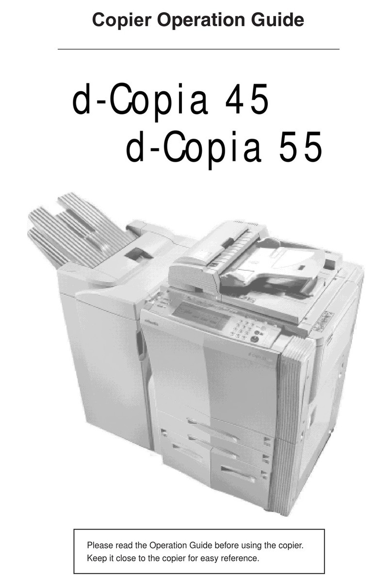 Olivetti d-Copia 45 Operation guide
