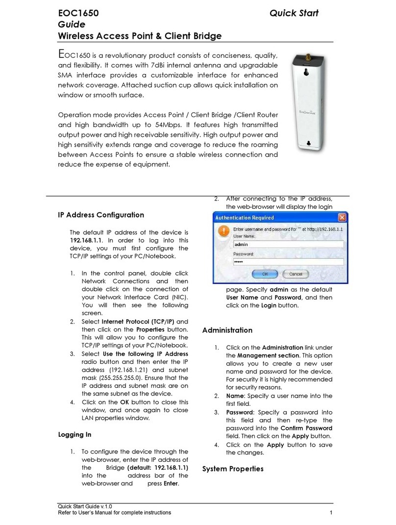 EnGenius EOC1650 User manual
